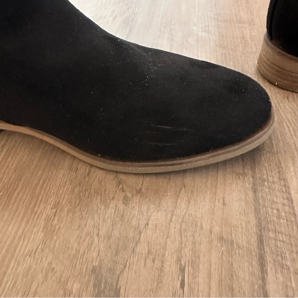 Women’s Dr Scholls T Astir Bootie Shoes Black Womens Size 7M Side Zip - Picture 4 of 9